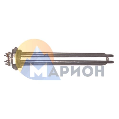 Блок ТЭН 4,5 кВт для воды 310 мм фланец G2" 220 В JH